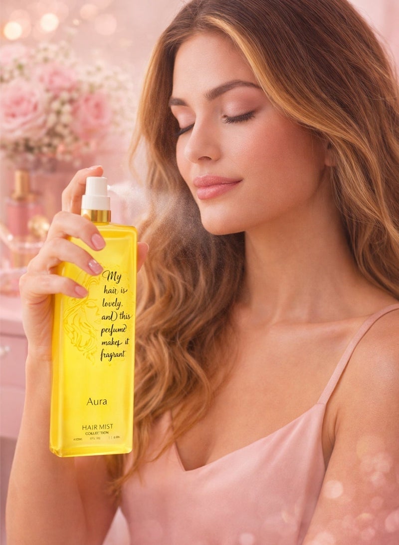 ديفينا مجموعة هيرمست أورا ٥٠ مل - عطر شعر فاخر للنساء | بخاخ شعر أنيق برائحة الياسمين والعنبر - Image 4