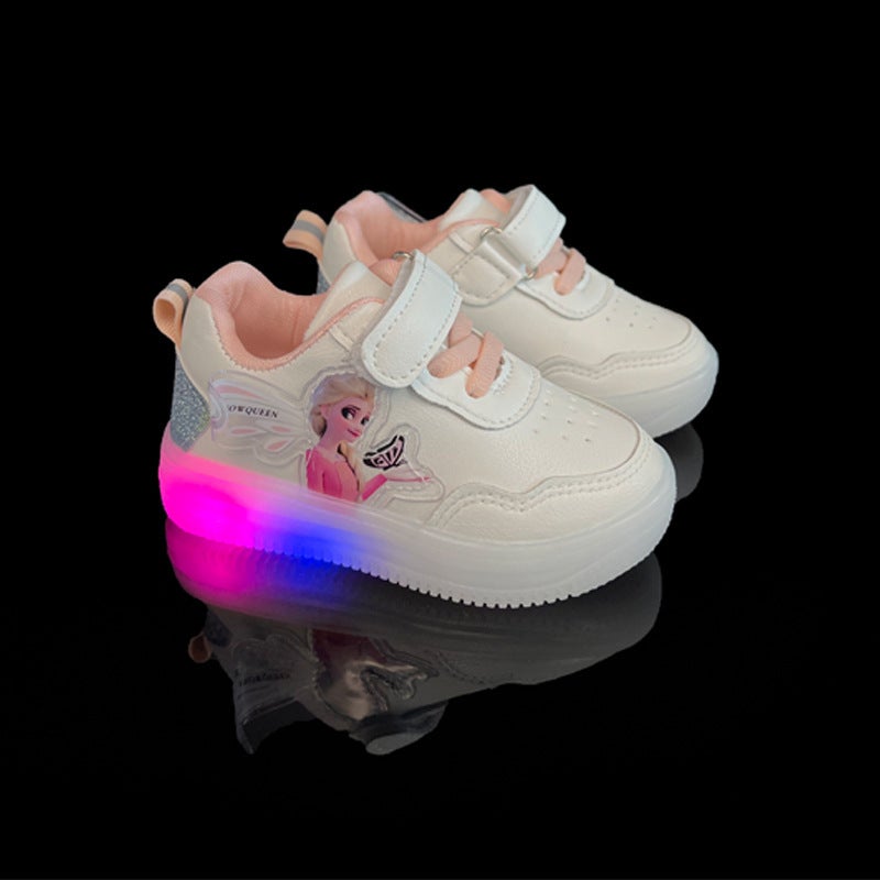 Mesh Sneakers Lightweight Flexible Sole Walking Shoes For Kids Indoor And Outdoor Activities - Image 1