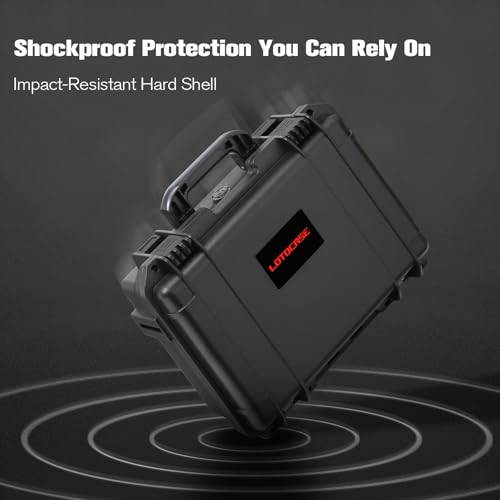 LOTOCASE Case for NOCO Boost GB50 – Waterproof Hard Shell Carrying Case with Custom Pre-Cut Foam, Shockproof Protective Travel Box Compatible with Boost GB50 UltraSafe Jump Starter - Image 5