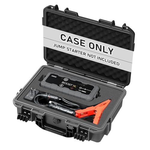 LOTOCASE Case for NOCO Boost GB50 – Waterproof Hard Shell Carrying Case with Custom Pre-Cut Foam, Shockproof Protective Travel Box Compatible with Boost GB50 UltraSafe Jump Starter - Image 1