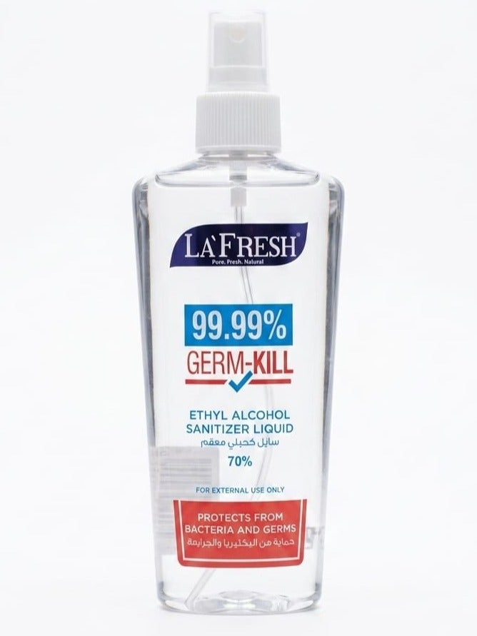 99.99% Germ-kill Ethyl Alcohol Sanitizer Liquid 250ml