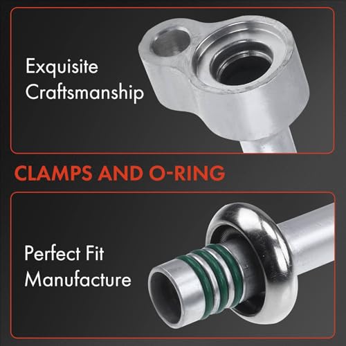 A-Premium A/C Liquid Line Hose Assembly Compatible with 1998-2002 Ford Crown Victoria, Lincoln Town Car, Mercury Grand Marquis, 4.6L, Condenser to Evap, Without Orifice Tube - Image 3