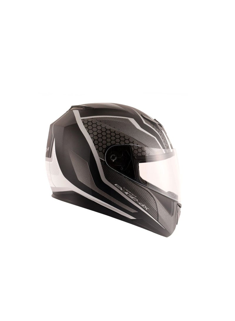 Vega Edge DX Blast Black Silver Helmet
