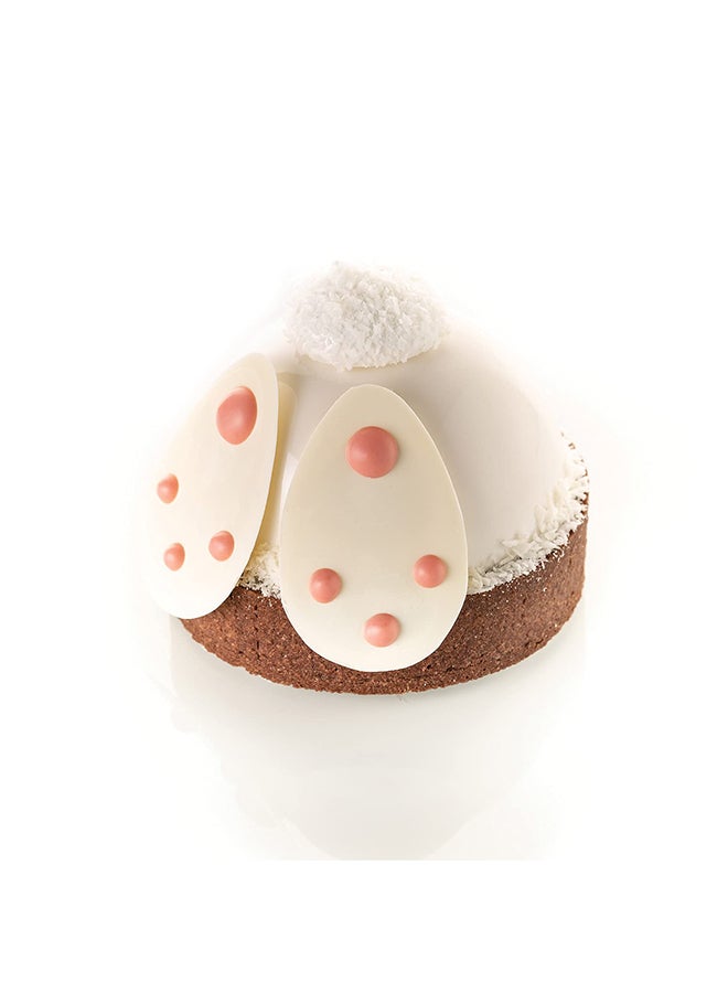 Silikomart 6-Cavity Classic Semi Sphere Mould Red 480ml - Image 4