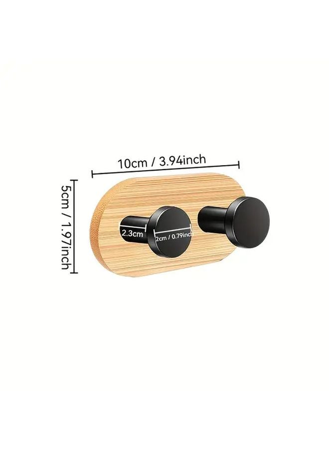 White No Drill Adhesive Hooks Heavy Duty Space Saving Wall Mounted For Bathroom Kitchen Closet - Image 3