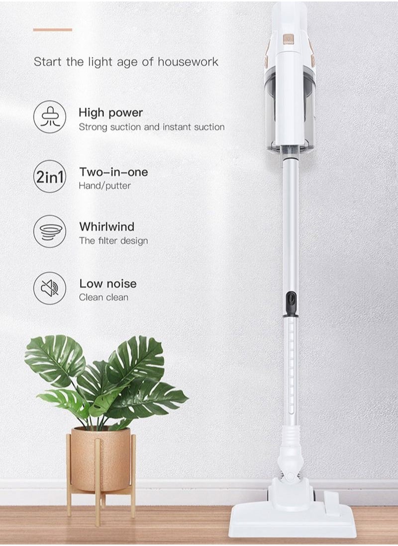Sharpdo Handheld Electric Wired Household Vacuum Cleaner 800ml 700W SV-1300 White  - Image 3