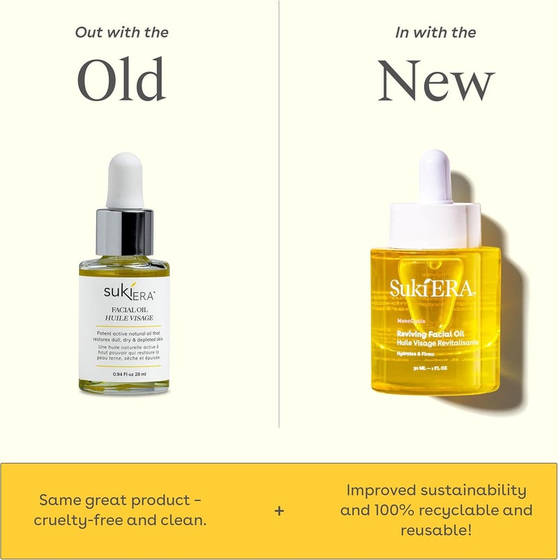 Suki Era MenoCycle Reviving Facial Oil - Hydrating and Firming Oil for Mature Skin, 30ml - Image 2