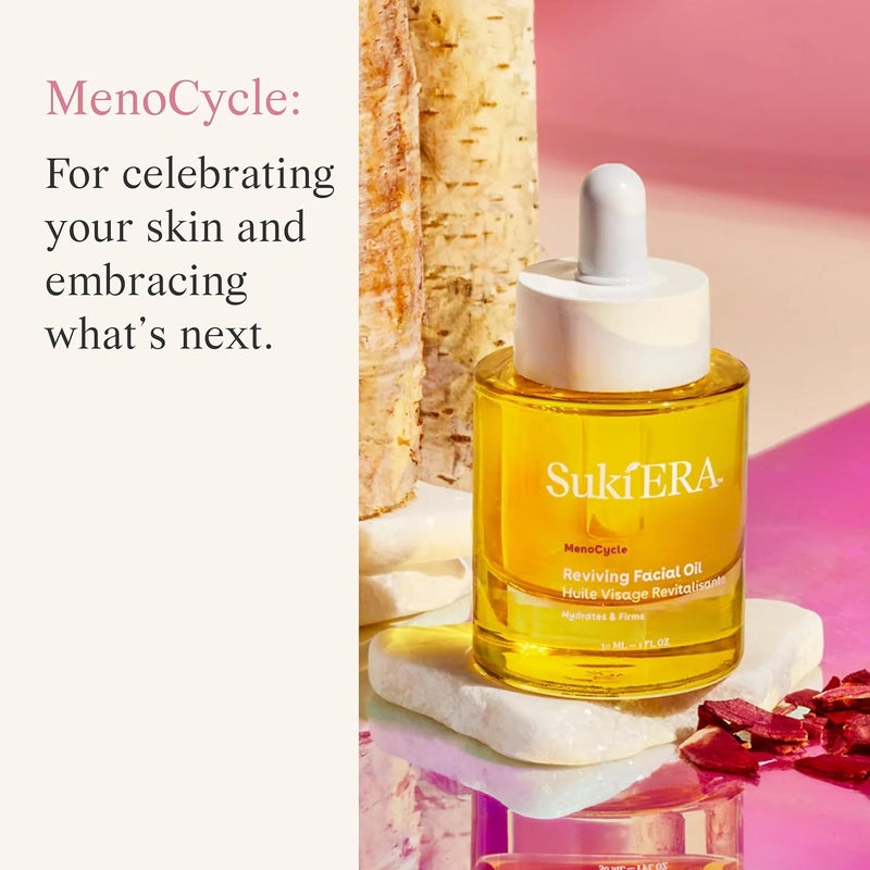 Suki Era MenoCycle Reviving Facial Oil - Hydrating and Firming Oil for Mature Skin, 30ml - Image 4