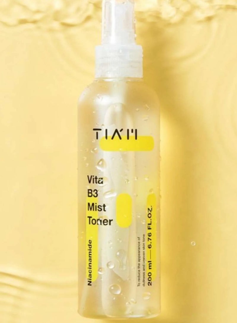 TIA'M TIAM Vita B3 Mist Toner with Niacinamide and Vitamin C, 200ml - Image 1