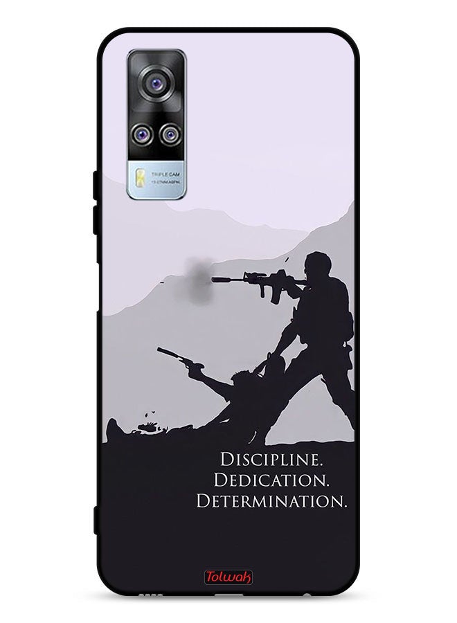 Tolwak vivo Y53s 4G Protective Case Cover Discipline Dedication Determination - Image 1