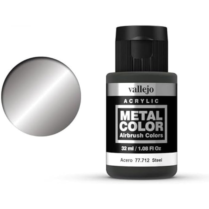 Vallejo ACRYLICOS 32 ML "STEEL" METAL COLOR - Image 2