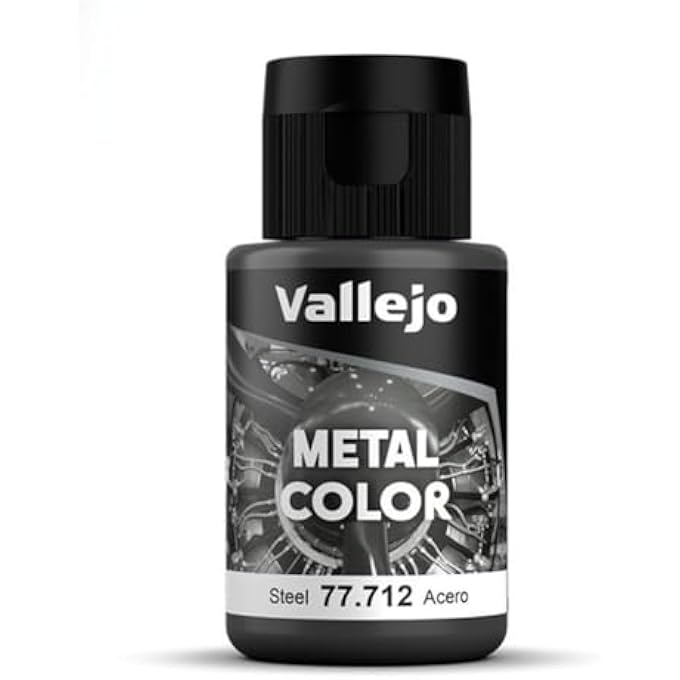 Vallejo ACRYLICOS 32 ML "STEEL" METAL COLOR - Image 1