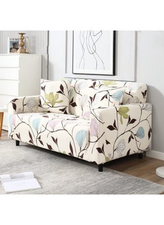 HOKIPO Elastic Stretchable Universal Sofa Cover 2 Seater (AR-4094-D20-Beige Brown Leaves) - pzsku/Z3A3CB358CB1EEFA8699EZ/45/_/1737721489/c0274f63-42da-4943-b3e2-d88641b3b539