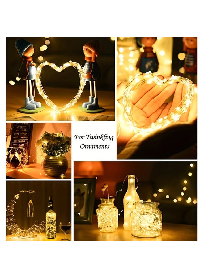 300LED Solar Fairy Lights 1259 Inch Outdoor Copper Wire IP65 8 Modes Garden Patio Yard Party Holiday Christmas Decoration White - Image 4