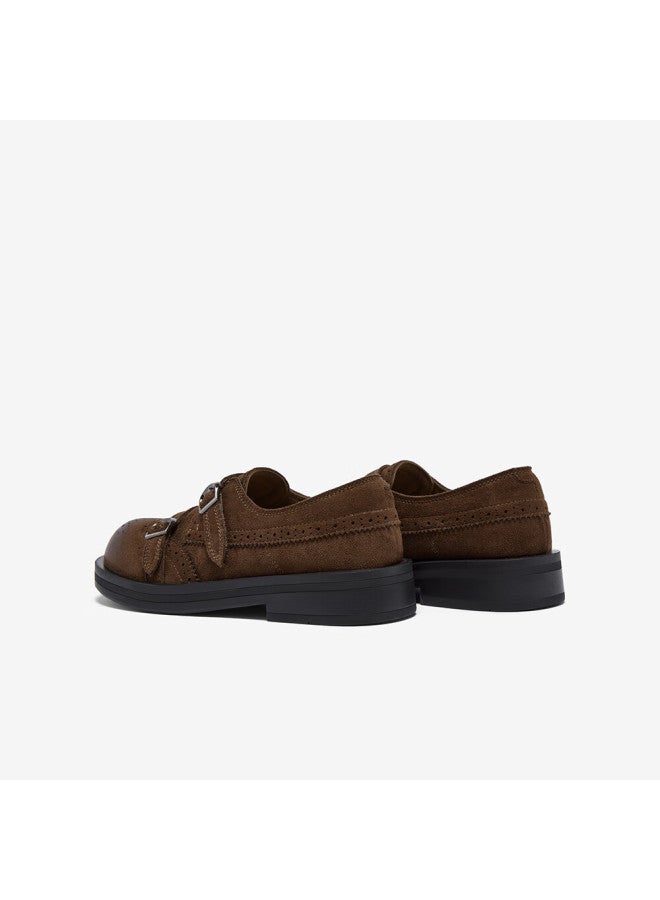 Basto 26 Spring Loafers Simple College Style Women's Flats D3521am6 Coffee Color Size 35 - Image 2
