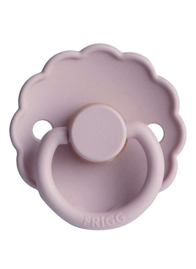 FRIGG - Daisy Latex Baby Pacifier, 0-6 Months, Size 1, Pack of 1 - Soft Lilac - Image 1