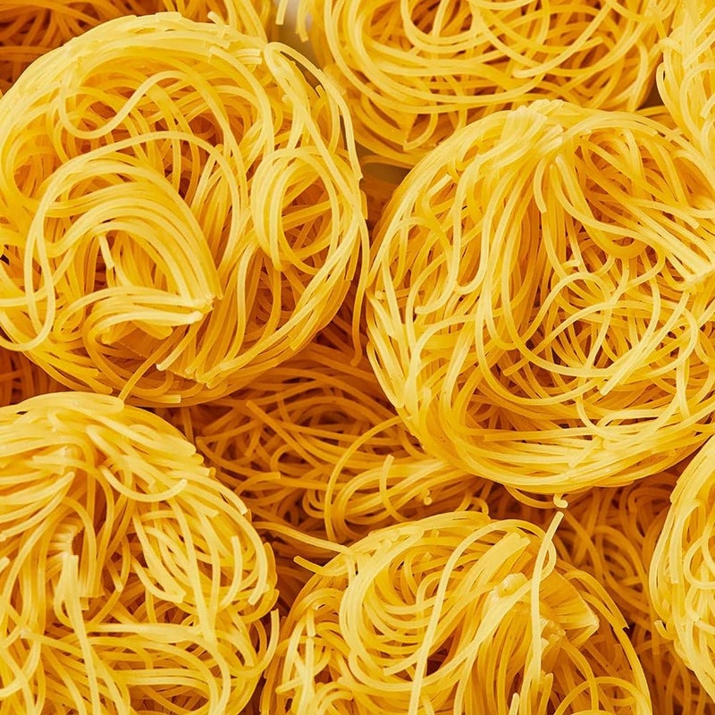 DeLallo Capellini Egg Pasta Nests - Angel Hair Long-Cut Pasta, 8.8oz Bag - Image 3