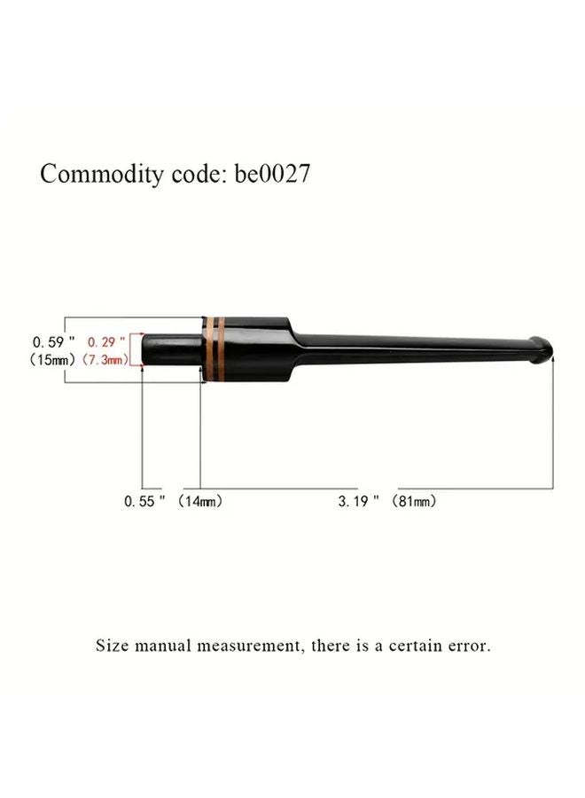 Be0027 Acrylic Pipe Mouthpiece Replacement For Hookah Straight And Bent Handles 3mm 9mm - Image 1