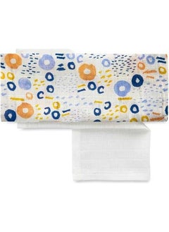 Strongart Coloured Rings 4-Pack Muslin Handkerchief 