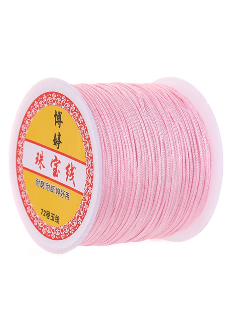 Generic - 72-Count Jade Cord Bulk for DIY Crafts Light pink/line 72/50 m - Image 1