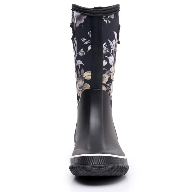 WTW Mid Calf Rain Boots for Women - Waterproof Insulated Neoprene Mud Boots Outdoor Hunting Garden Boots - Image 4