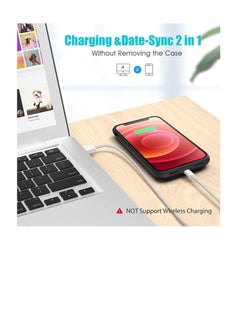 Zexen Battery Case for iPhone 12/12 Pro,[7000mAh] Protective Portable Charging Case Rechargeable Charger Case Extended Battery Pack for Apple iPhone 12/12 Pro (6.1inch)  - Image 5