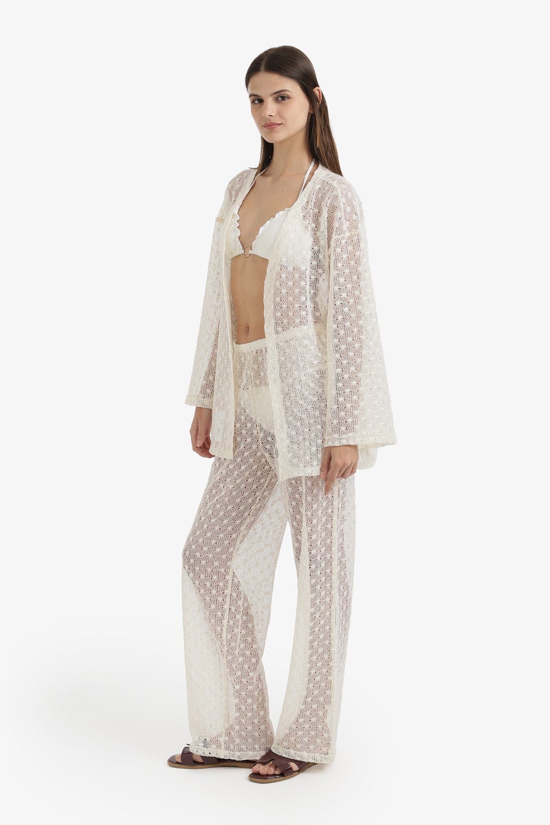 Carina Perforated Floral Beach Set - Image 3