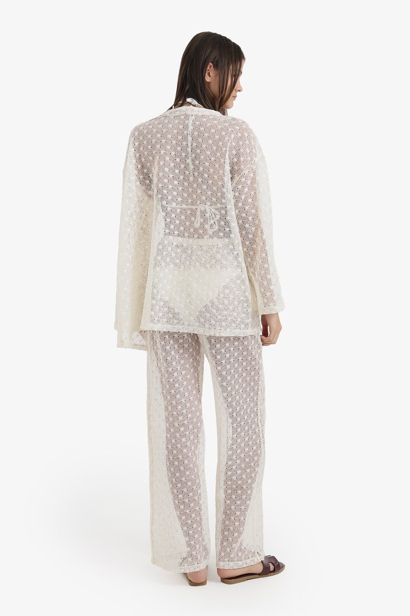 Carina Perforated Floral Beach Set - Image 4