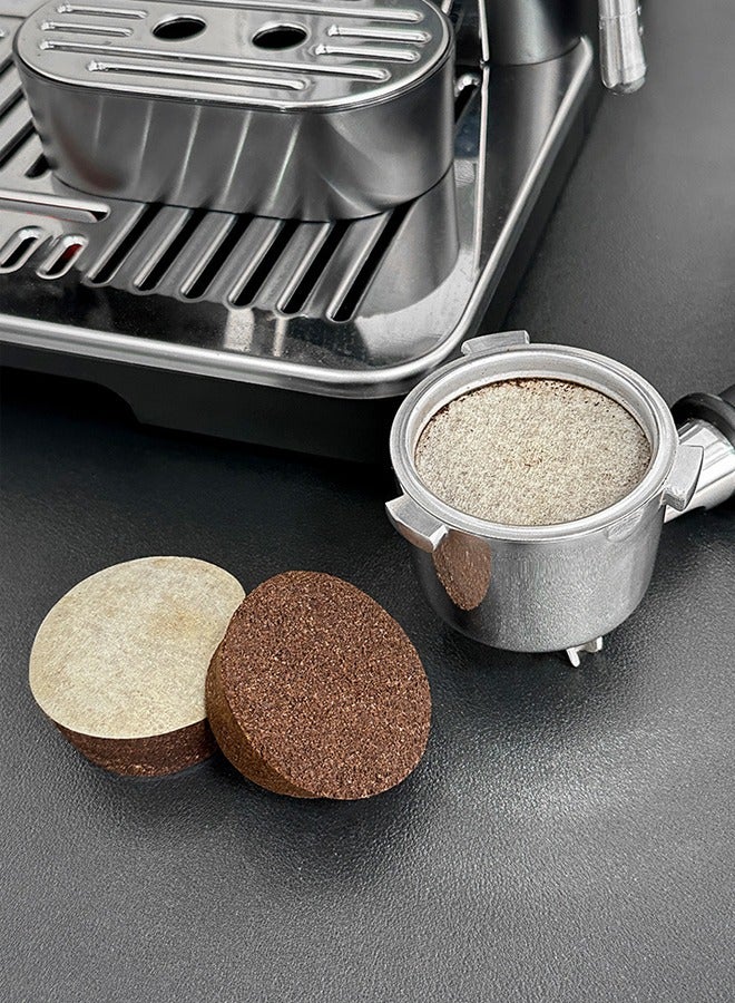 Coffee Espresso Machine 100pcs Paper Filter 53mm Filter Puck Screen Secondary Water Separation Filter Special Filter Paper