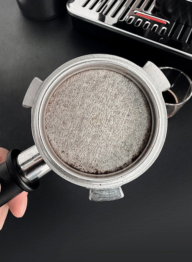 Coffee Espresso Machine 100pcs Paper Filter 53mm Filter Puck Screen Secondary Water Separation Filter Special Filter Paper