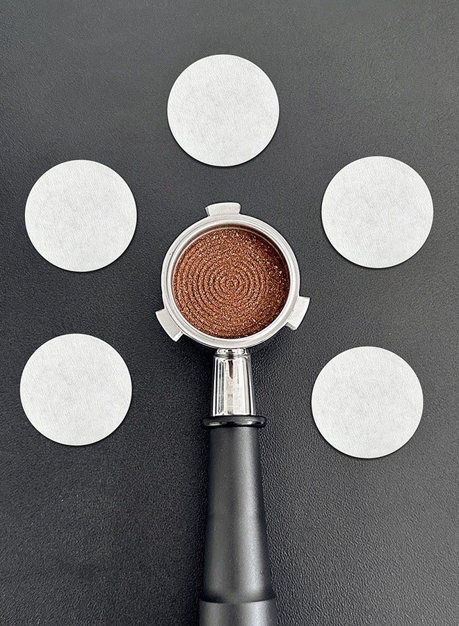 Coffee Espresso Machine 100pcs Paper Filter 53mm Filter Puck Screen Secondary Water Separation Filter Special Filter Paper