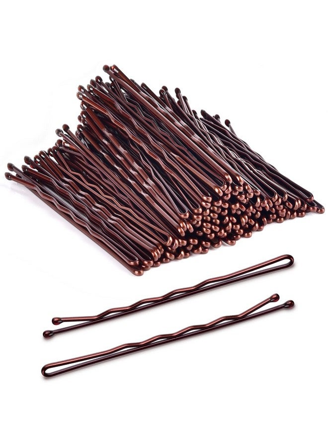 MORGLES Large Bobby Pins Brownmorgles 2.75 Jumbo Hair Pins Brown Long Bobby Pins For Thick Hair For Women Girls With Box120 Count - Image 1