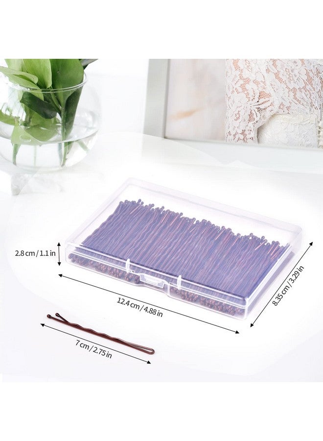 MORGLES Large Bobby Pins Brownmorgles 2.75 Jumbo Hair Pins Brown Long Bobby Pins For Thick Hair For Women Girls With Box120 Count - Image 2