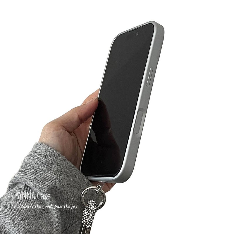 غطاء واقي لـ iPhone 17 / 17 Air / 17 Pro / 17 Pro Max مع حماية من السقوط ونقش تموج الماء مع مقاوم للصدمات مع تصميم نافذة كبيرة مع حبل تعليق لامع باللون Water Ripple - Image 5