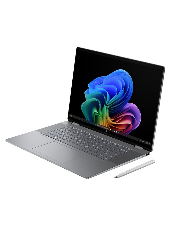 HP لابتوب أومني بوك إكس فليب 2 في 1 AI 16-ar0003nx مع شاشة WUXGA (1920x1200) بحجم 16 إنش، مع معالج AMD Ryzen AI 5 340/ذاكرة RAM سعة 16GB DDR5/512GB SSD/نظام ويندوز 11 هوم/ - Image 3