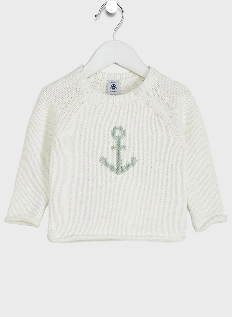 Petit Bateau Infant Crew Neck Sweater