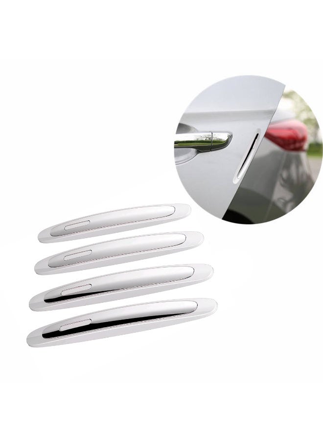 MOB Car Reflective Protective Sticker 4Pcs Door Edge Guard Anti Scratch Strip Safety Reflector Stickers Universal Fit Car Door Protector - Image 2