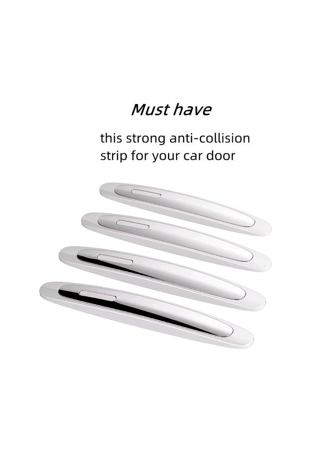 MOB Car Reflective Protective Sticker 4Pcs Door Edge Guard Anti Scratch Strip Safety Reflector Stickers Universal Fit Car Door Protector - Image 3