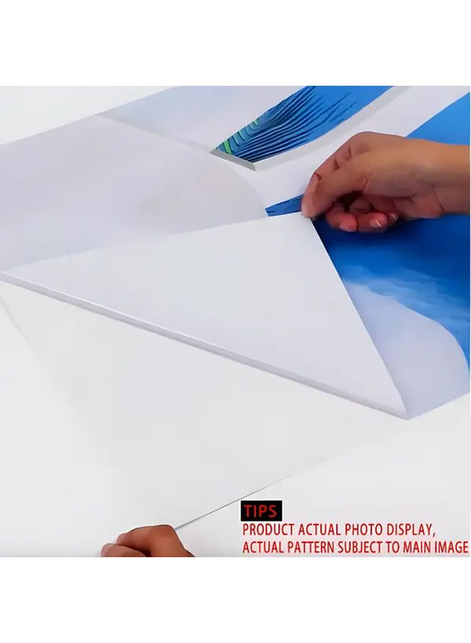 ملصق سلة المهملات الأصفر المسطح ثنائي الأبعاد 14×32 بوصة، ذاتي اللصق لديكور الجدران الخارجية والمطبخ - Image 5