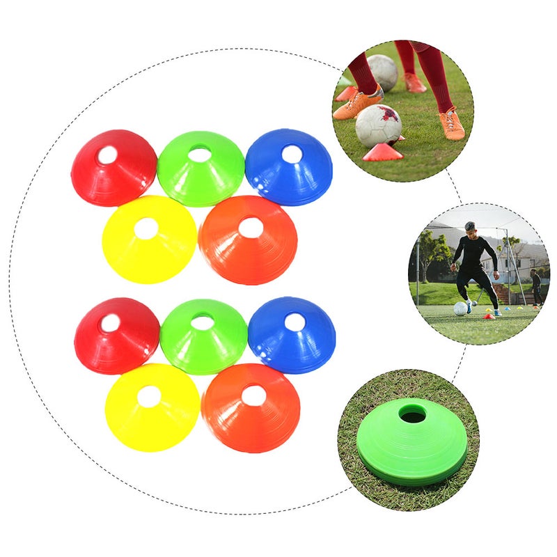 20 Pcs Football Training Sign Dish Plate Obstacle Marker Football Training Discs - Image 5