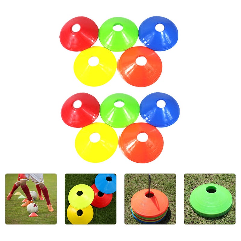 20 Pcs Football Training Sign Dish Plate Obstacle Marker Football Training Discs - Image 3