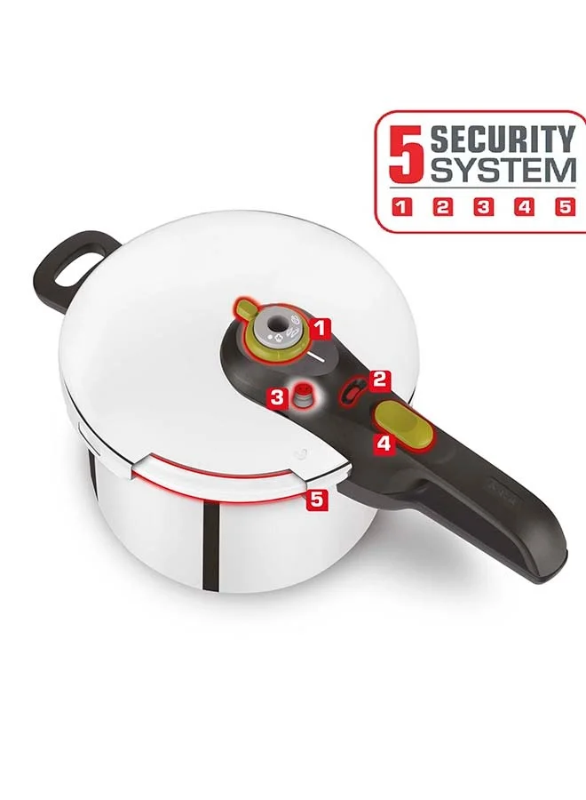 Tefal Clipso Precision 8 Litre Pressure Cooker Stainless Steel P4411462