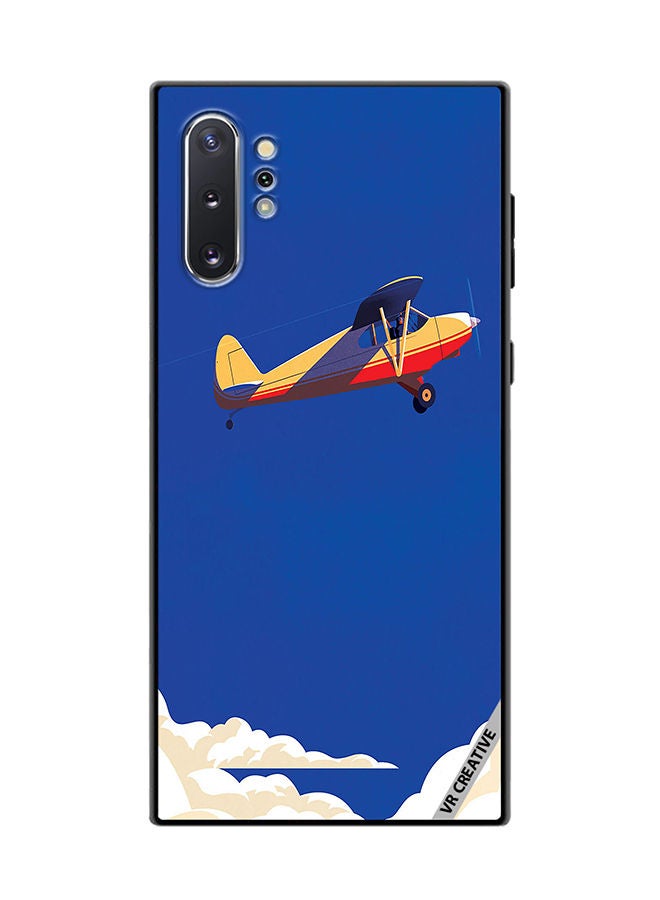 VR CREATIVE Protective Case Cover For Samsung Galaxy Note10 Plus 5G Airplane Design Multicolour - Image 1