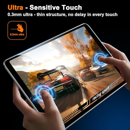 avakot 2 Pack Screen Protector for iPad 10.2, Tempered Glass Film Compatible with iPad 9th Generation 10.2 Inch 2021/2020/2019 Anti-Scratch Sensitive Dropproof Screen Protector for iPad 8th/7th Gen - Image 4