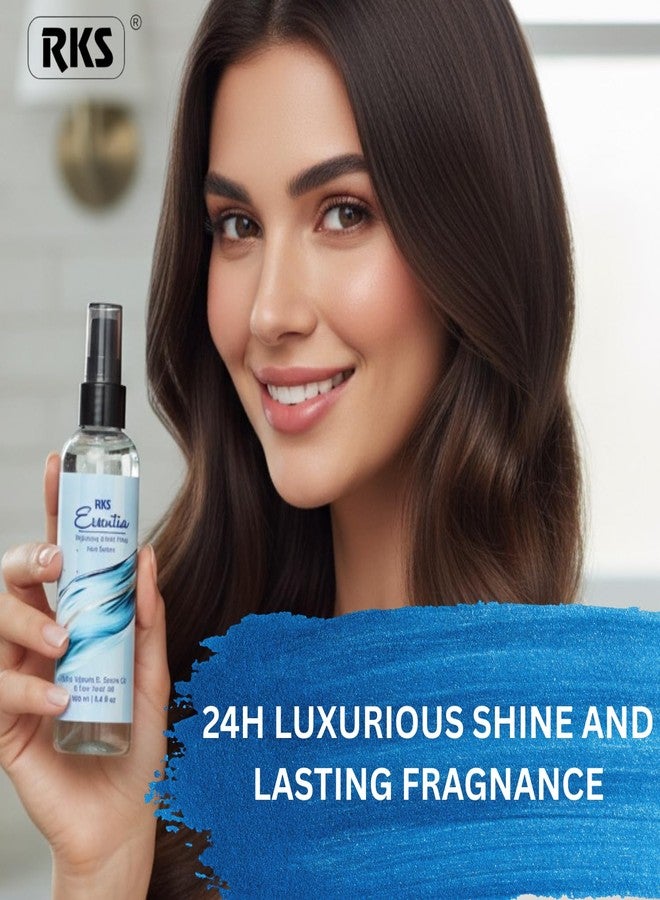 RKS Essentia Anti Frizz Hair Serum with Red Onion Oil & Flaxseed Oil | Hydrating Leave-In Serum for Smooth, Shiny & Frizz-Free Hair | Repairs Split Ends, Adds Gloss | For Men & Women, All Hair Types (100 ml) - Image 4
