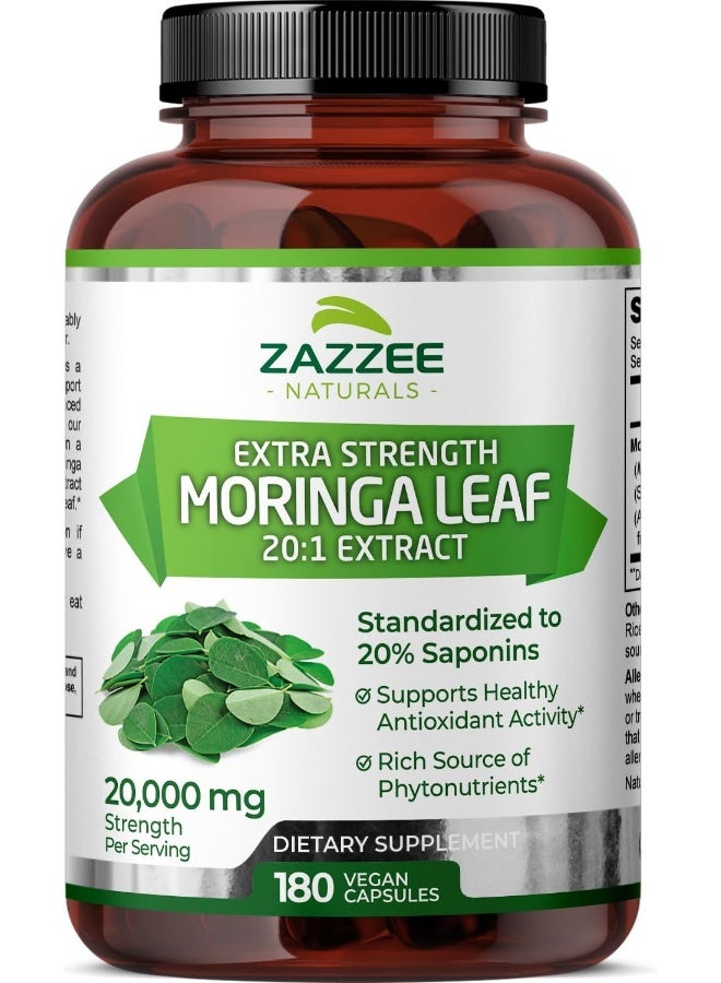 Zazzee Zazzee USDA Organic Moringa Extract (150 Count)  - Image 1