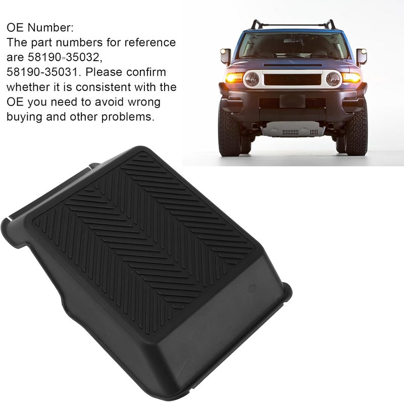 Front Driver Side Durable Car Foot Rest for 58190-35032, 58190-35031, Easy to Install, Ideal Replacement for Car Repairing Fits for Automatic Transmission - Image 2