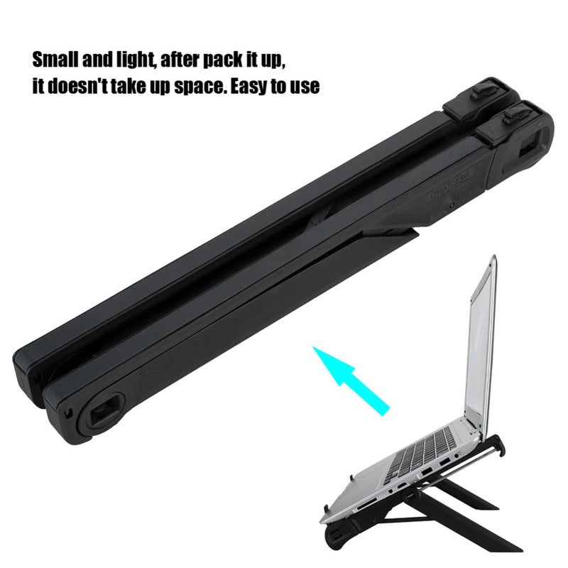 Laptop Table Desk Small Light Folding Lap Desk - Easy to Use Laptop Tray Stand for 10.1-18.4 Inch Laptop - Image 5