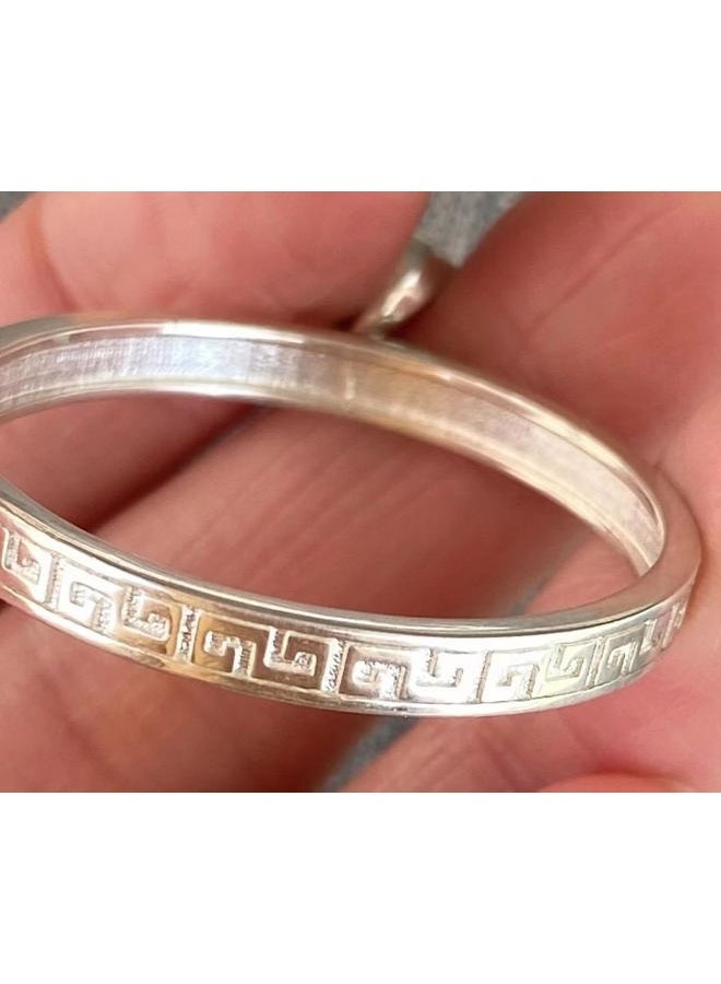 Geruibi عملة بوردير بغطاء لولبي من الفضة الاسترلينية 990 بوزن 1 أونصة مناسبة لعملات بقطر 40.6 مم وسمك 2.98 مم، العملات غير مشمولة، فضة استرلينية، بدون أحجار كريمة - Image 5