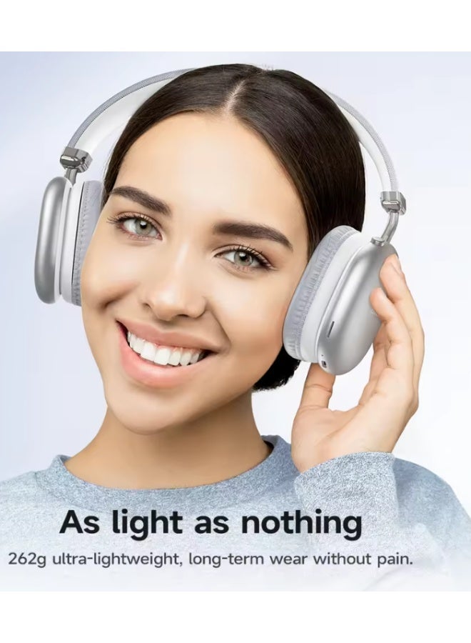 هوكو سماعات رأس W35 Max لاسلكية بتقنية البلوتوث 5.3 مع مشغل 40 مم وسماعات أذن رياضية فوق الأذن وبطارية 800 مللي أمبير في الساعة مع ميكروفون وسماعات أذن هاي فاي - Image 5